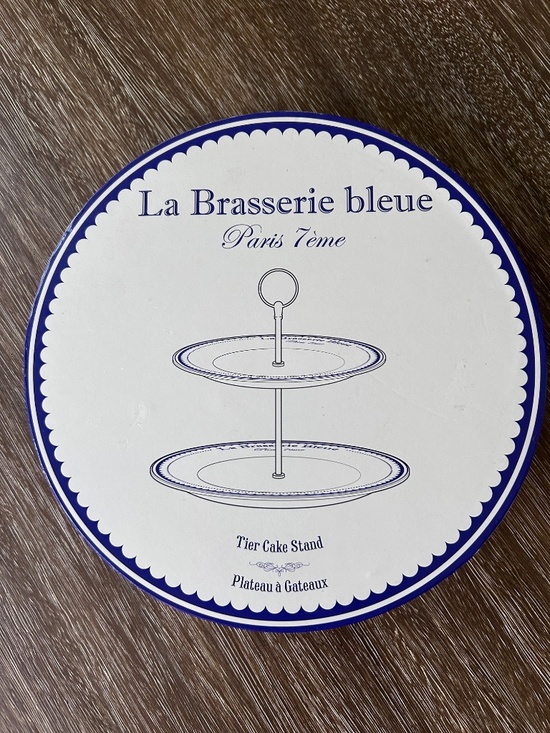 Kiss That Frog Other - NEW IN BOX Kiss That Frog La Brasserie Bleue Tier Cake Stand